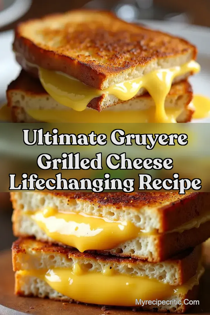 Ultimate Gruyere Grilled Cheese LifeChanging Recipe