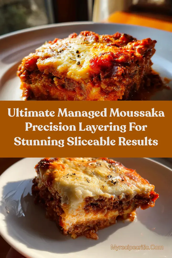 Ultimate Managed Moussaka Precision Layering for Stunning Sliceable Results