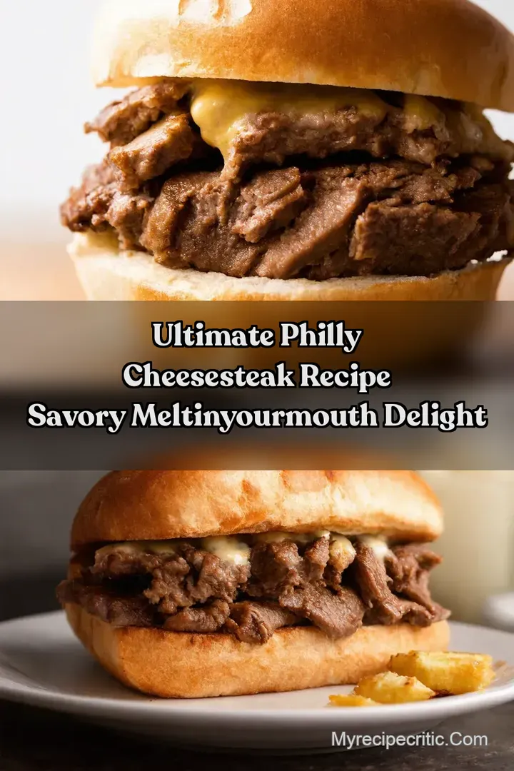 Ultimate Philly Cheesesteak Recipe Savory MeltinYourMouth Delight