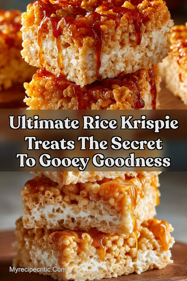 Ultimate Rice Krispie Treats The Secret To Gooey Goodness