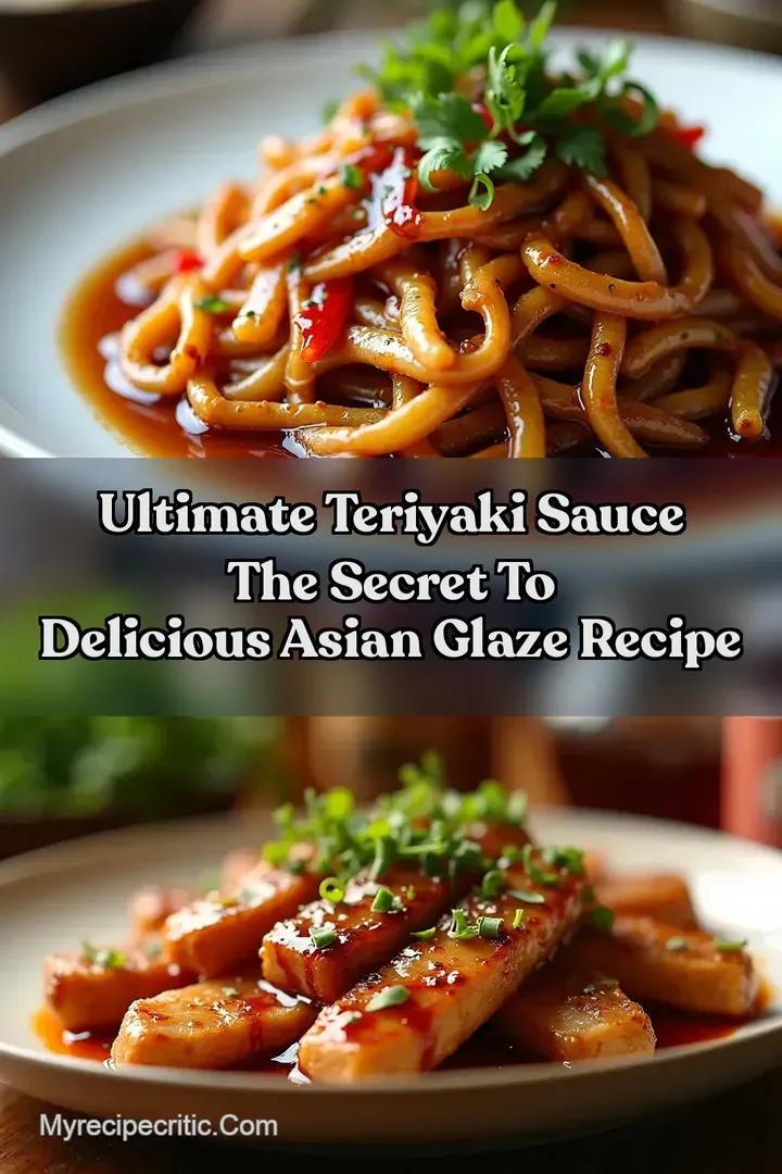 Ultimate Teriyaki Sauce The Secret to Delicious Asian Glaze Recipe