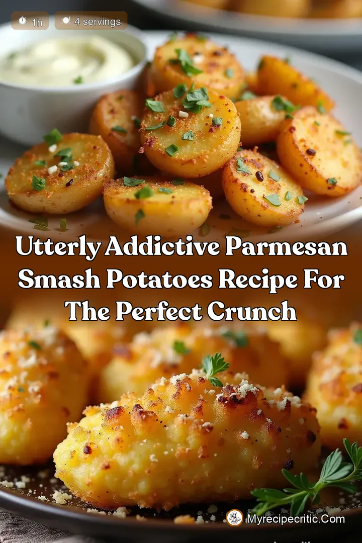 Utterly Addictive Parmesan Smash Potatoes Recipe for the Perfect Crunch