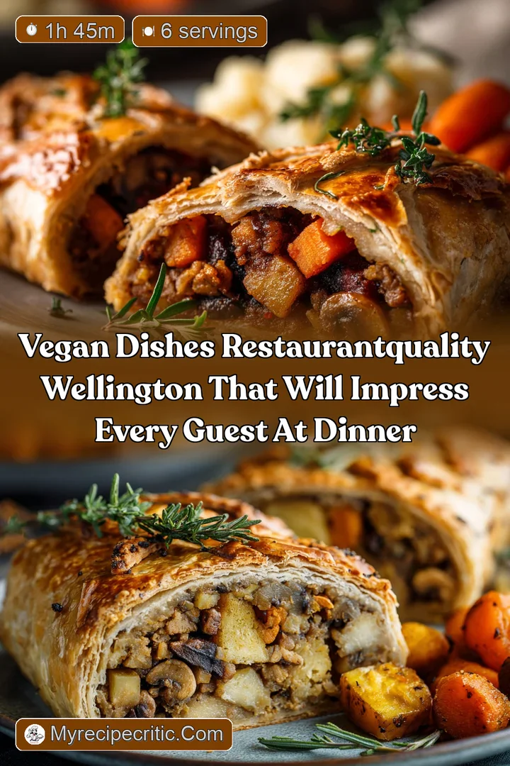 Vegan Dishes RestaurantQuality Wellington That Will Impress Every Guest at Dinner