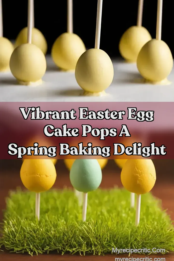 Vibrant Easter Egg Cake Pops A Spring Baking Delight