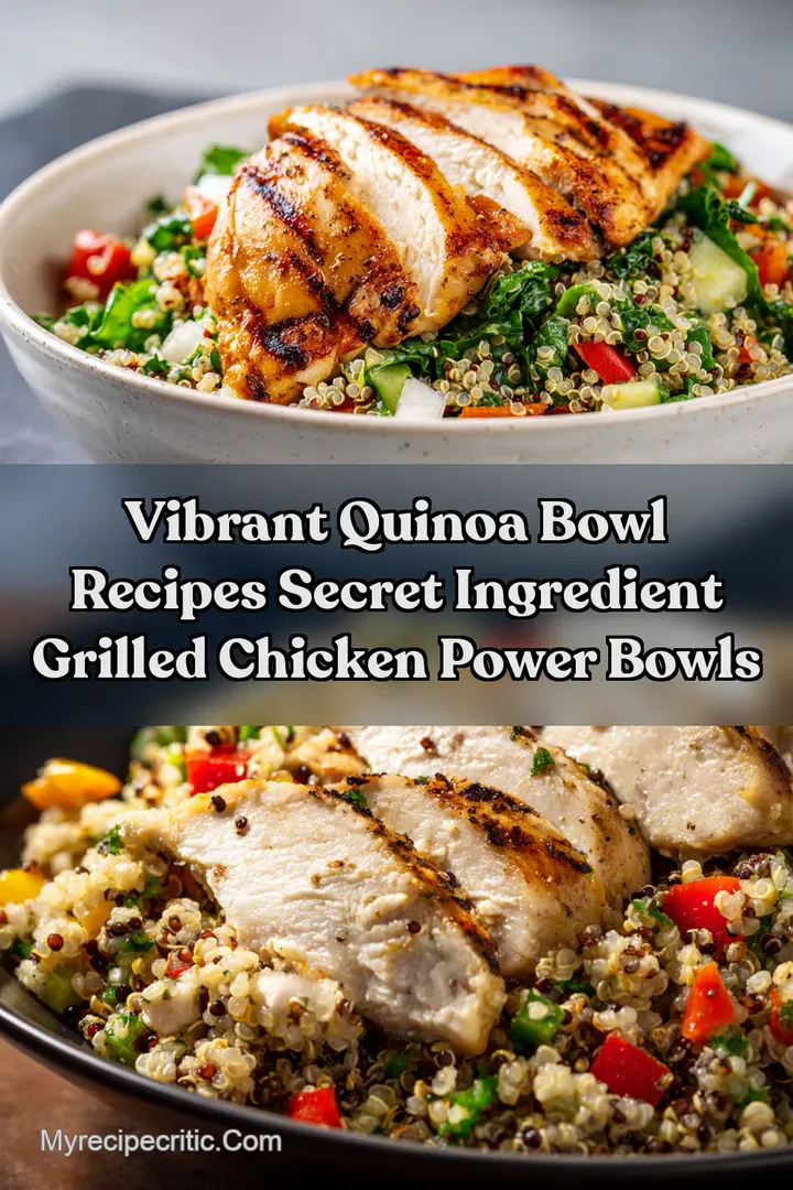 Vibrant Quinoa Bowl Recipes Secret Ingredient Grilled Chicken Power Bowls