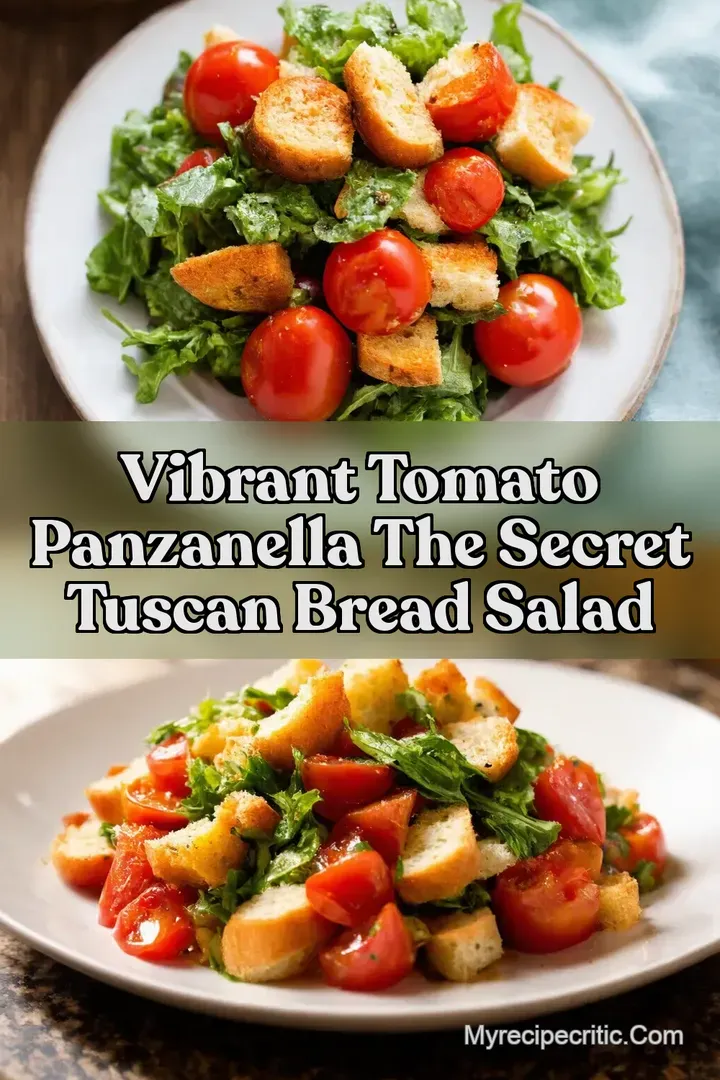 Vibrant Tomato Panzanella The Secret Tuscan Bread Salad