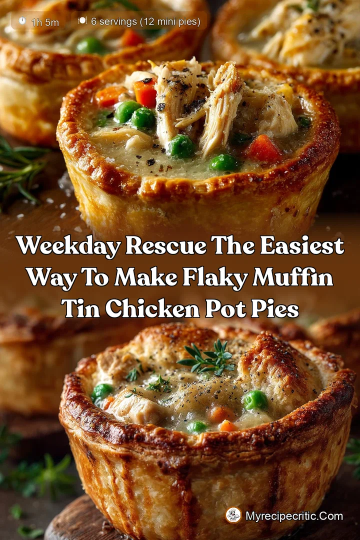 Weekday Rescue The Easiest Way to Make Flaky Muffin Tin Chicken Pot Pies