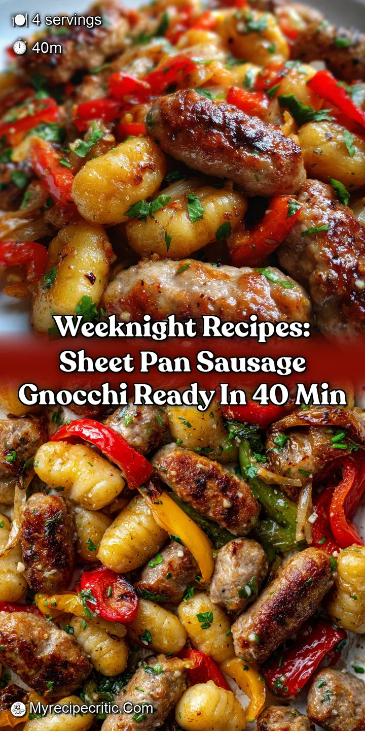 Weeknight Recipes: Sheet Pan Sausage Gnocchi Ready in 40 Min