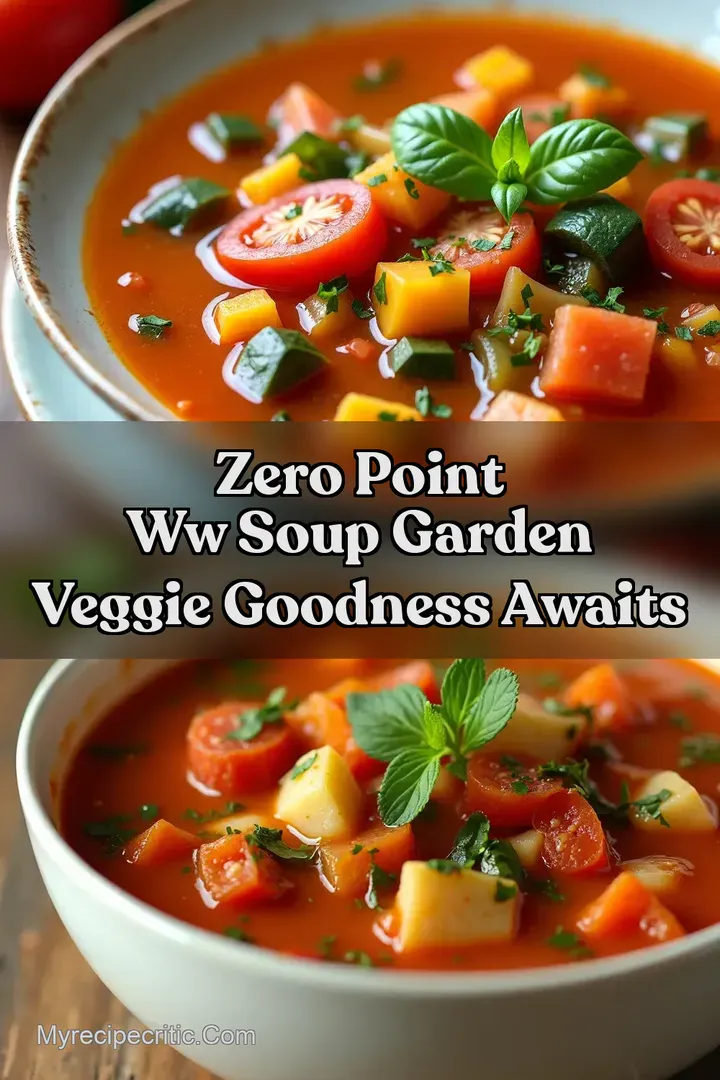 Zero Point WW Soup Garden Veggie Goodness Awaits