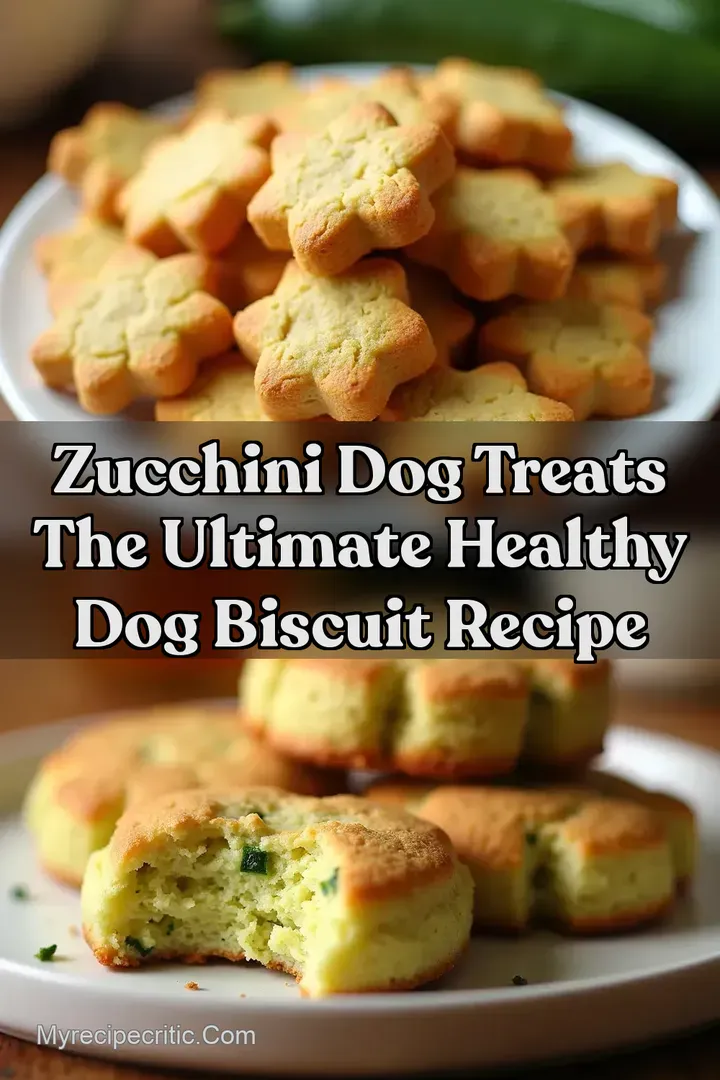 Zucchini Dog Treats The Ultimate Healthy Dog Biscuit Recipe