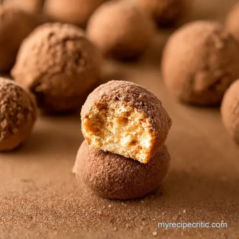 10Minute Tiramisu Truffles Nobake Italian Bliss presentation