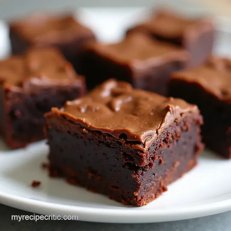 3Ingredient Keto NoBake Brownies