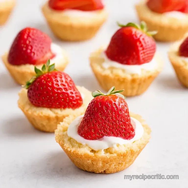 5Ingredient Strawberry Shortcake Bites A Berry Good Time
