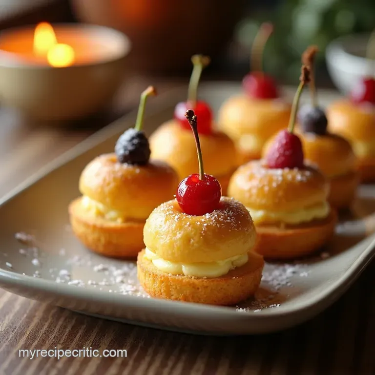 A Little Bit of Heaven Assorted Petit Fours for Sharing presentation