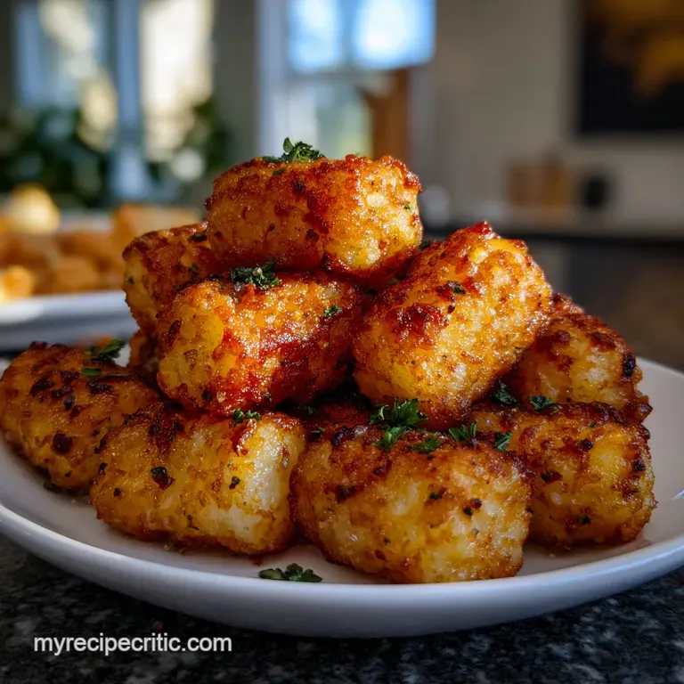 Crispy Tater Tots Air Fryer: 15 Minute Method presentation