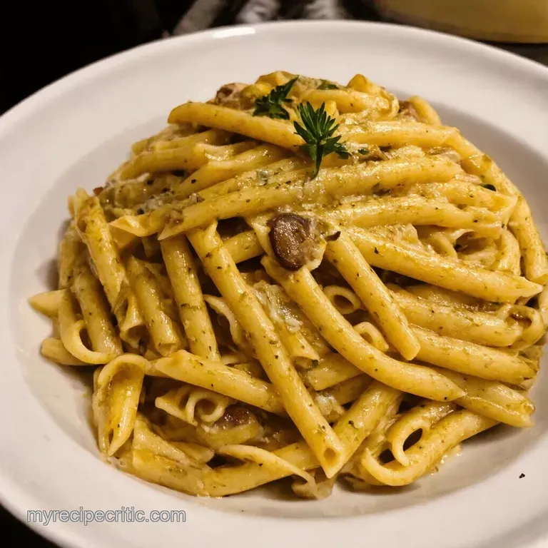 Anchovy Garlic Butter Pasta a Salty Garlicky Symphony presentation