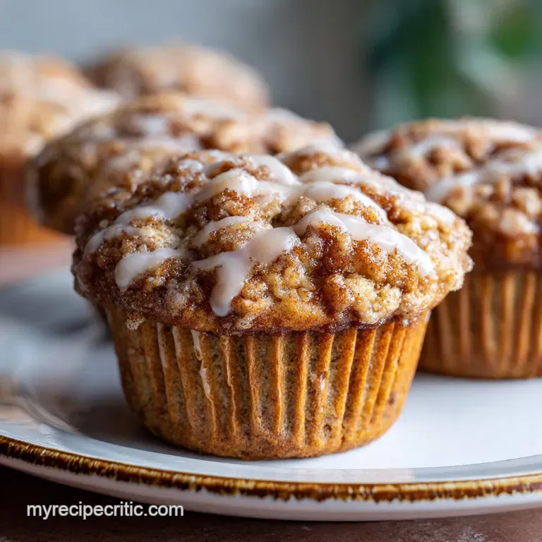 Three lightly golden muffins arranged artfully on a white plate with a hint of steam rising