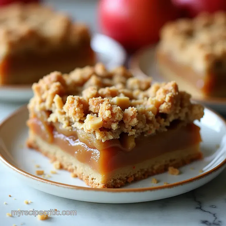 Easy Apple Crisp Bars Recipe with Perfect Oat Topping The Ultimate Autumn Apple Crisp Bars Crumbly Base Tangy Filling Toasty Top