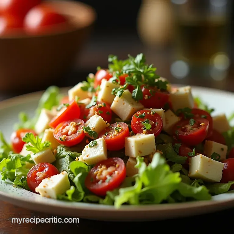 The Proper Greek Salad Horiatiki No Lettuce Allowed presentation