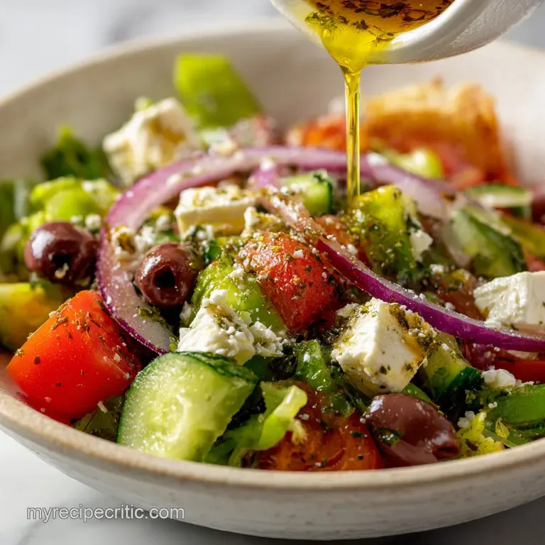 Greek Dressing: Authentic Zesty Homemade Recipe