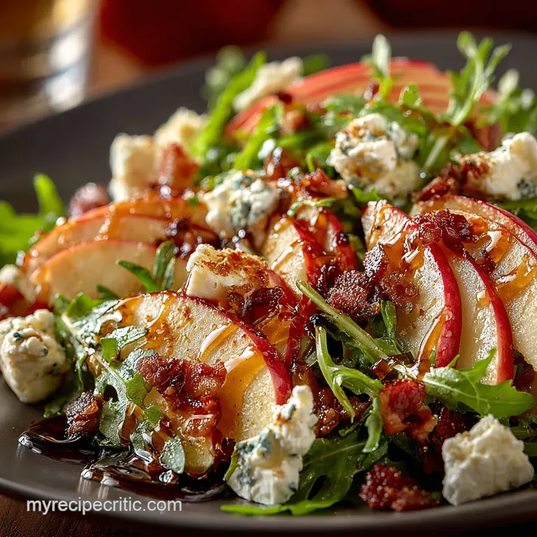 Autumns Embrace Honeycrisp Apple Feta Salad with MapleDijon Vinaigrette