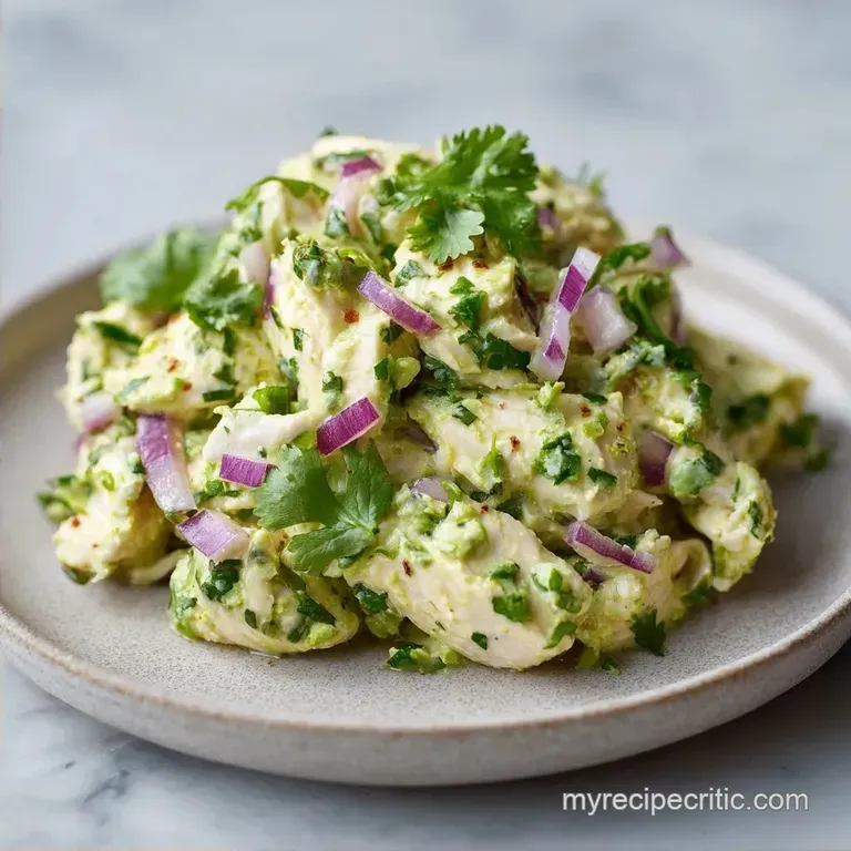 Avocado Chicken Salad: Creamy and Healthy