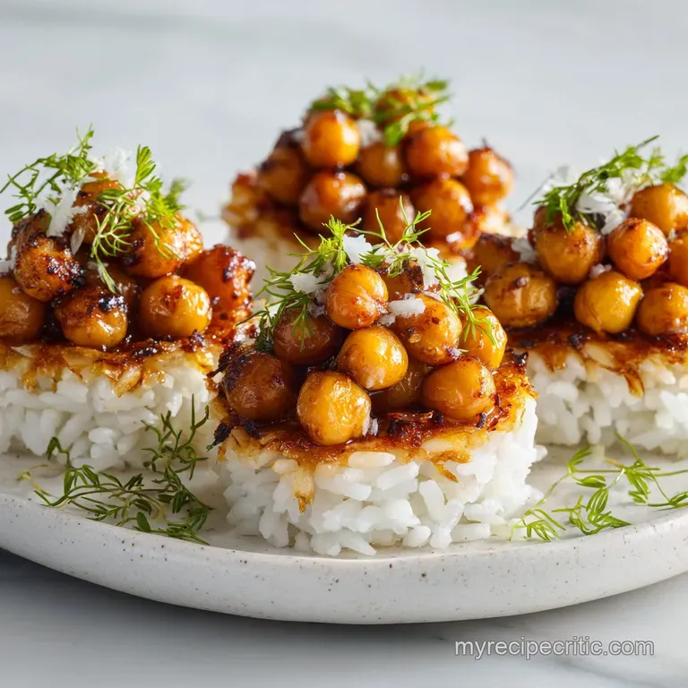 Baked Chickpea and Rice Balls: Crispy Cumin Heart