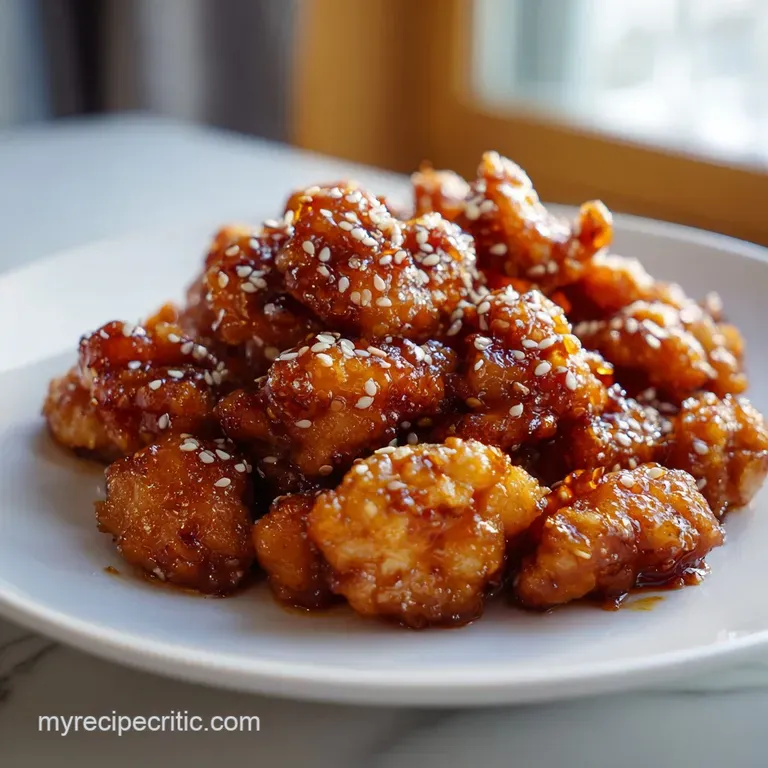 Baked Honey Sesame Chicken: Crispy and Savory