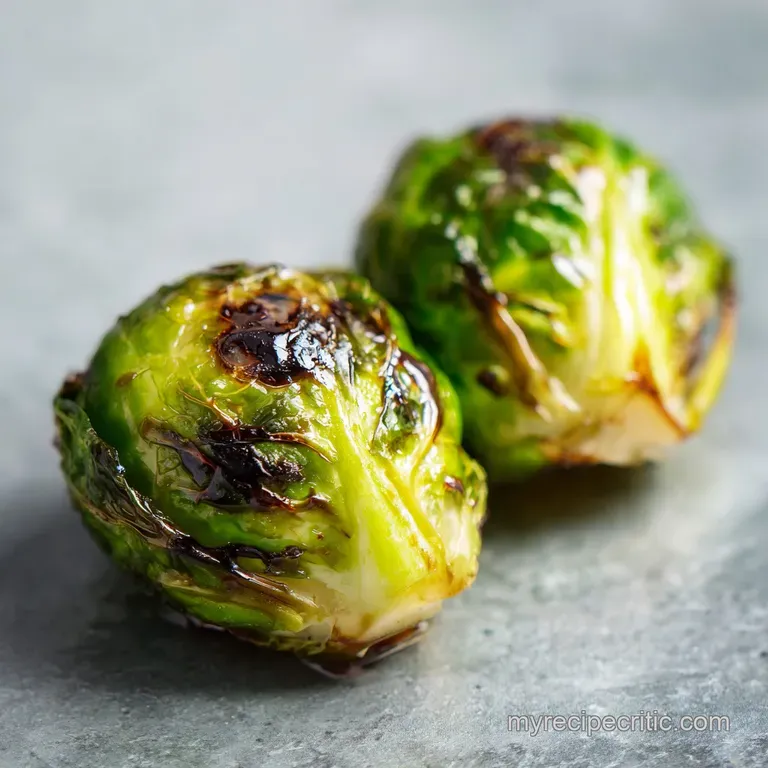 Balsamic Garlic Brussels Sprouts: Crispy and Roasted