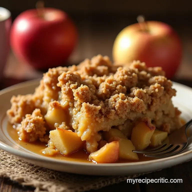 The Proper Pub Lunch Apple Crisp Golden Crunchy Hugely Satisfying presentation