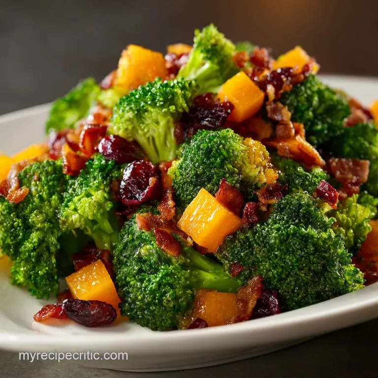 Best Broccoli Salad: Creamy and Crunchy