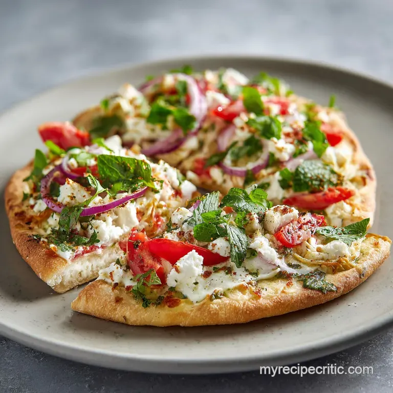 Best Mediterranean Flatbread Pizza: Crispy and Savory