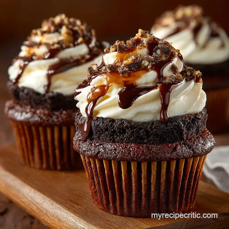 Black Bottom Cupcakes