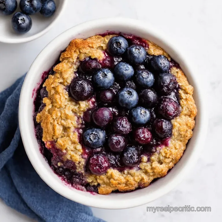 Blueberry Bliss Baked Oatmeal A Cozy Morning Classic