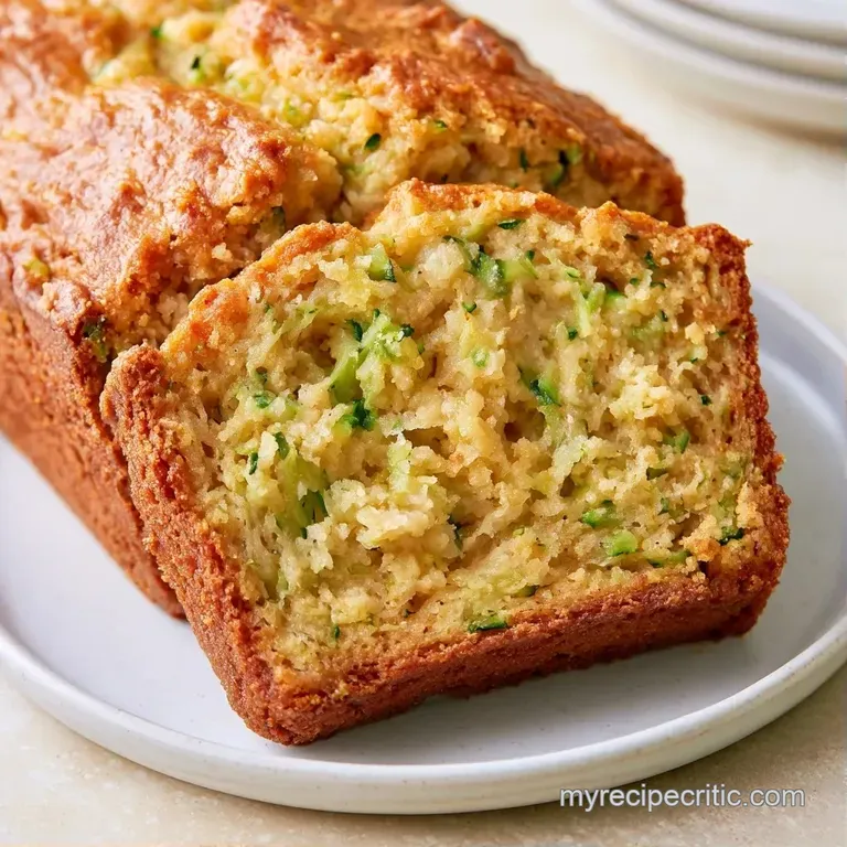 Thick slices of dark golden quick bread arranged on a rustic wooden board beside a small bowl of softened butter.