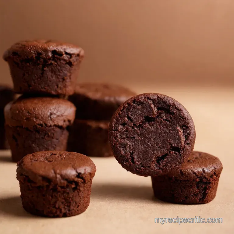 Brownie Bites with a Cookie Crust