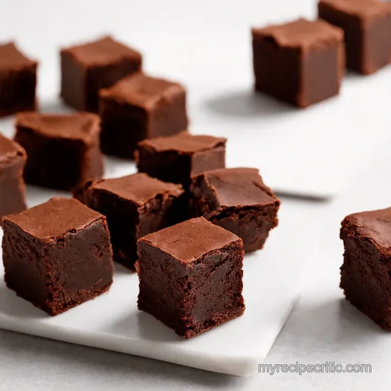 Brownie Bliss Bites Delectable Petit Fours