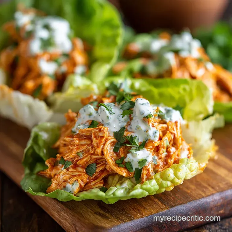 Buffalo Chicken Lettuce Wraps: The Best Guilt-Free Way to Get Your Wing Fix