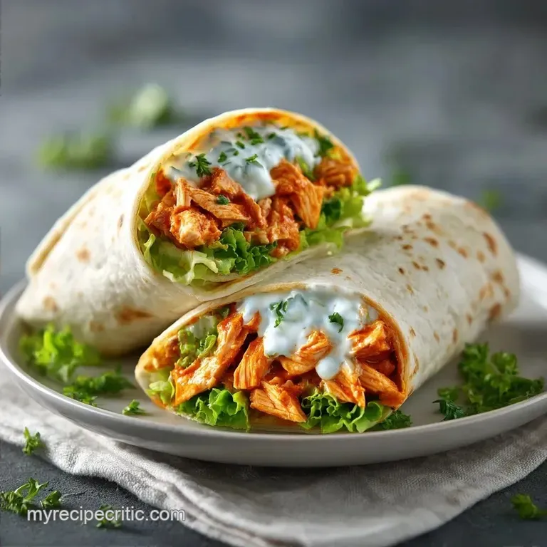 Buffalo Chicken Salad Wrap: Failure-Proof