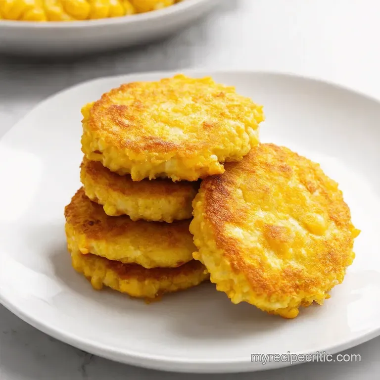 Cheesy Corn Fritters Sunshine on a Plate