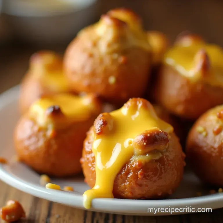 Cheesy Pretzel Bites presentation