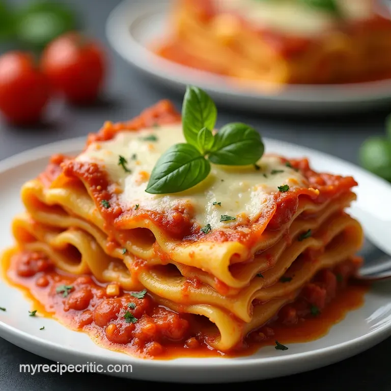 Cheesy Ravioli Lasagna