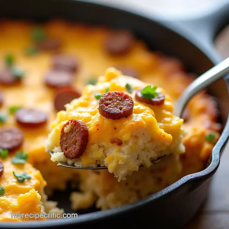 Easy Sausage Hashbrown Breakfast Casserole Recipe