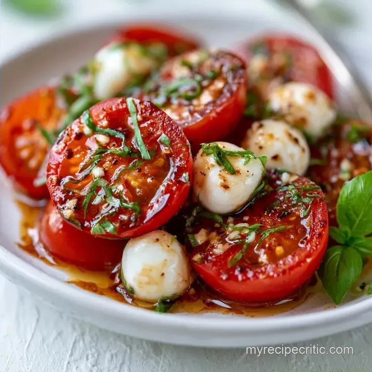 Cherry Tomato Mozzarella Salad in 15 Minutes