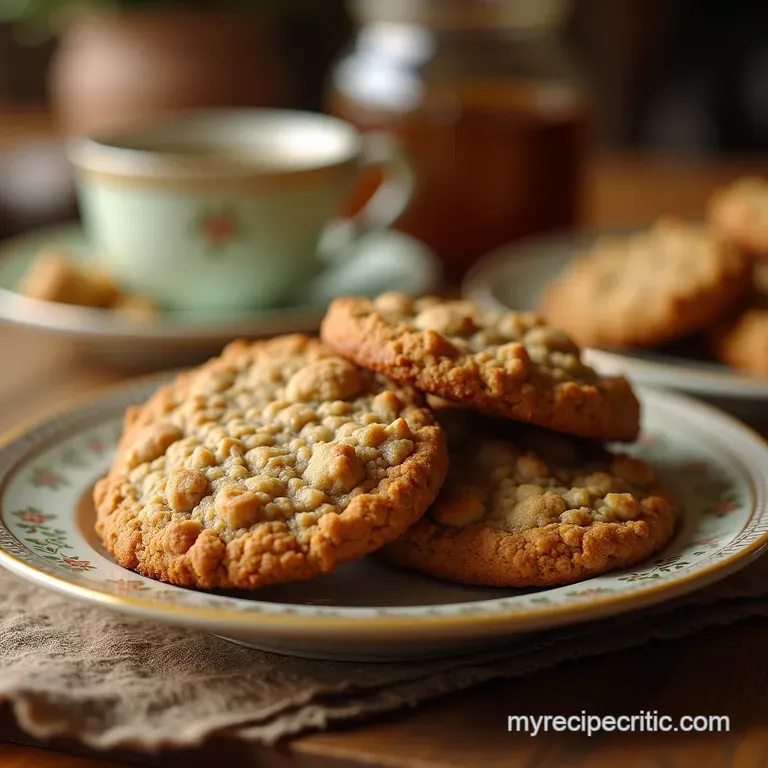 Properly Chewy Oatmeal Cookies The Perfect Afternoon Tea Companion presentation