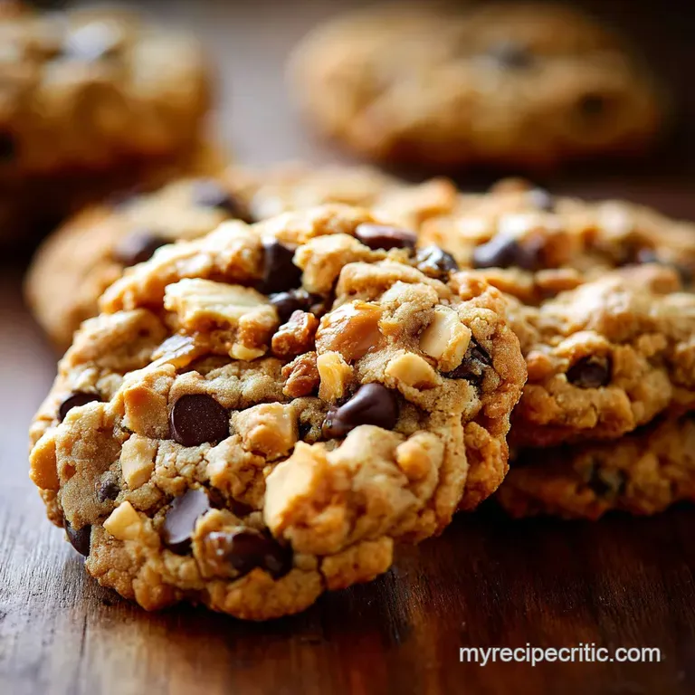 The Great British Peanut Butter Cowboy Cookie a Crumbly Chewy Kitchensink Delight presentation