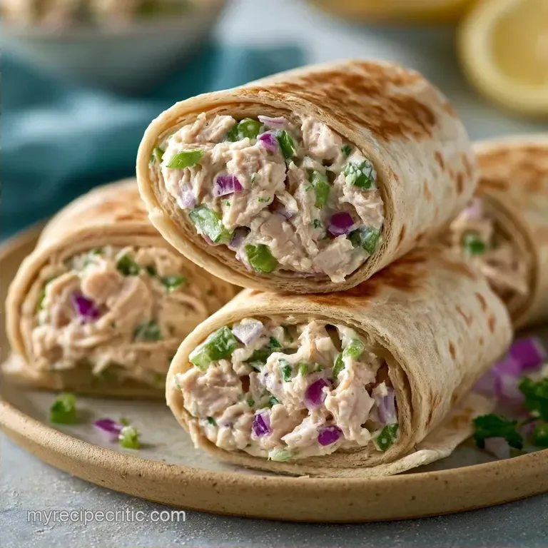 Chicken Salad Pinwheels with Cream Cheese