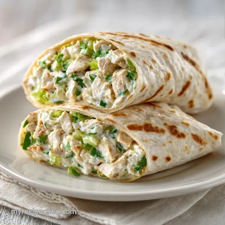 Sliced wraps arranged on a white ceramic plate with a side of vibrant baby spinach and juicy red grape halves.