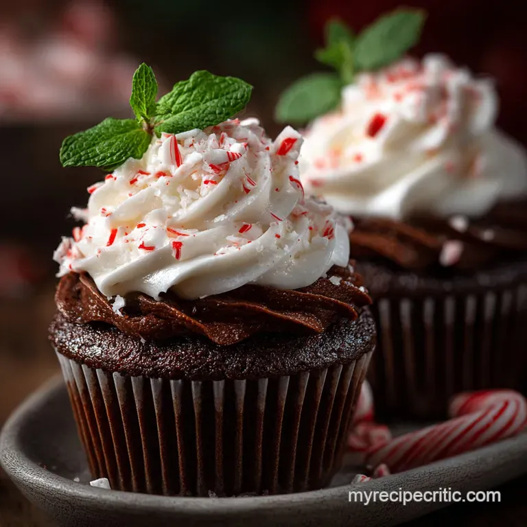 Chocolate Peppermint Cupcakes: The Decadent Winter Warmer