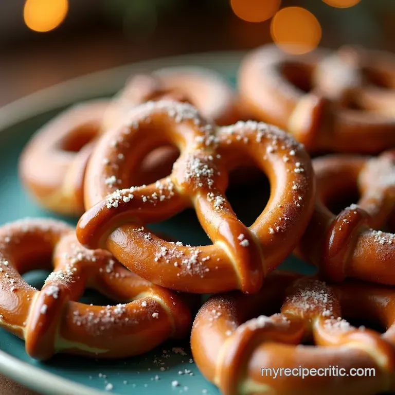 Christmas Rolo Pretzel Bites a Festive Sweet Salty Treat presentation